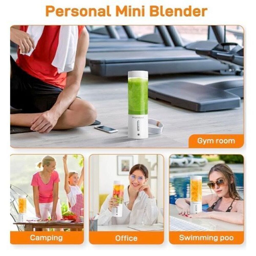 PK PEREKOND - NWT - Portable Juicer/ Blender. USB Rechargeable & Personal Sized - Picture 8 of 13